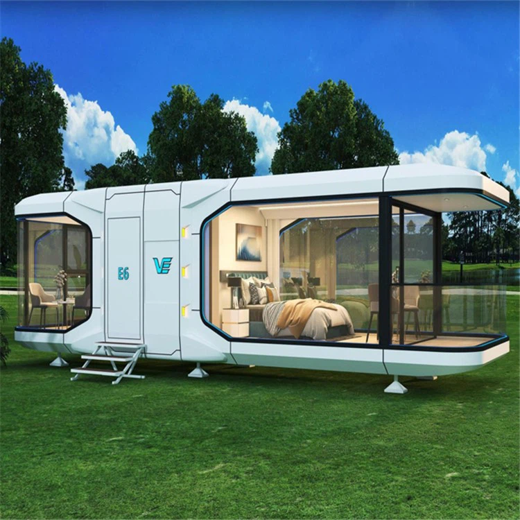 Mobile Space Cube Capsule House 40 ft Home 5